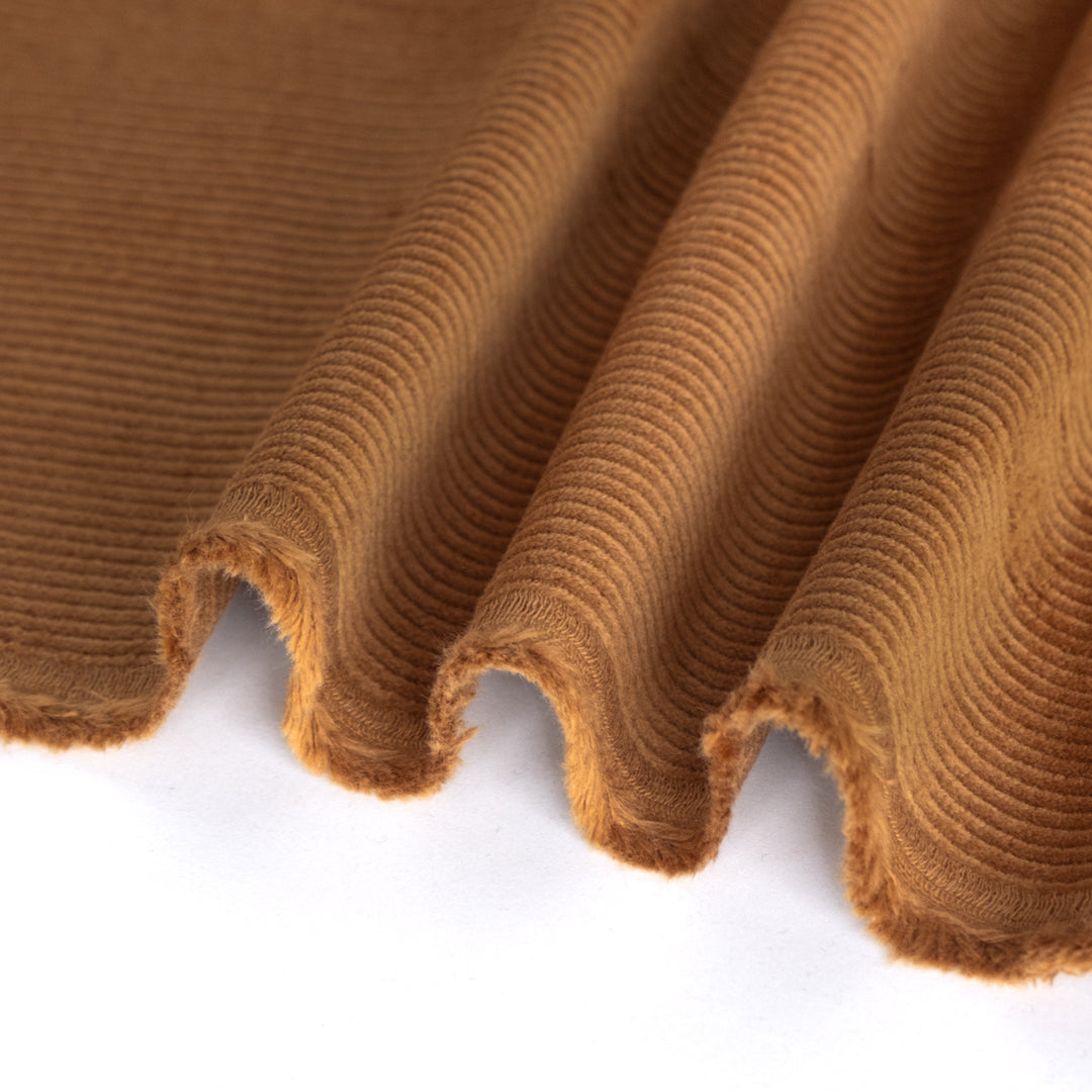 Stretch Cotton Corduroy - Teak