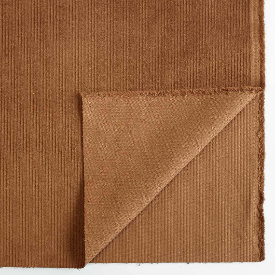 Stretch Cotton Corduroy - Teak