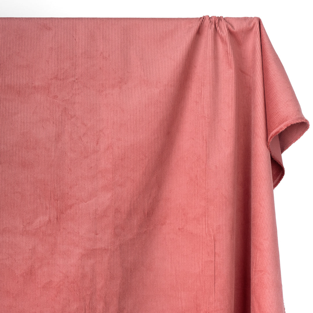 Stretch Cotton Corduroy - Wild Rose | Blackbird Fabrics