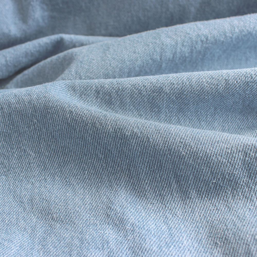 12oz Bleached Denim - Light Wash