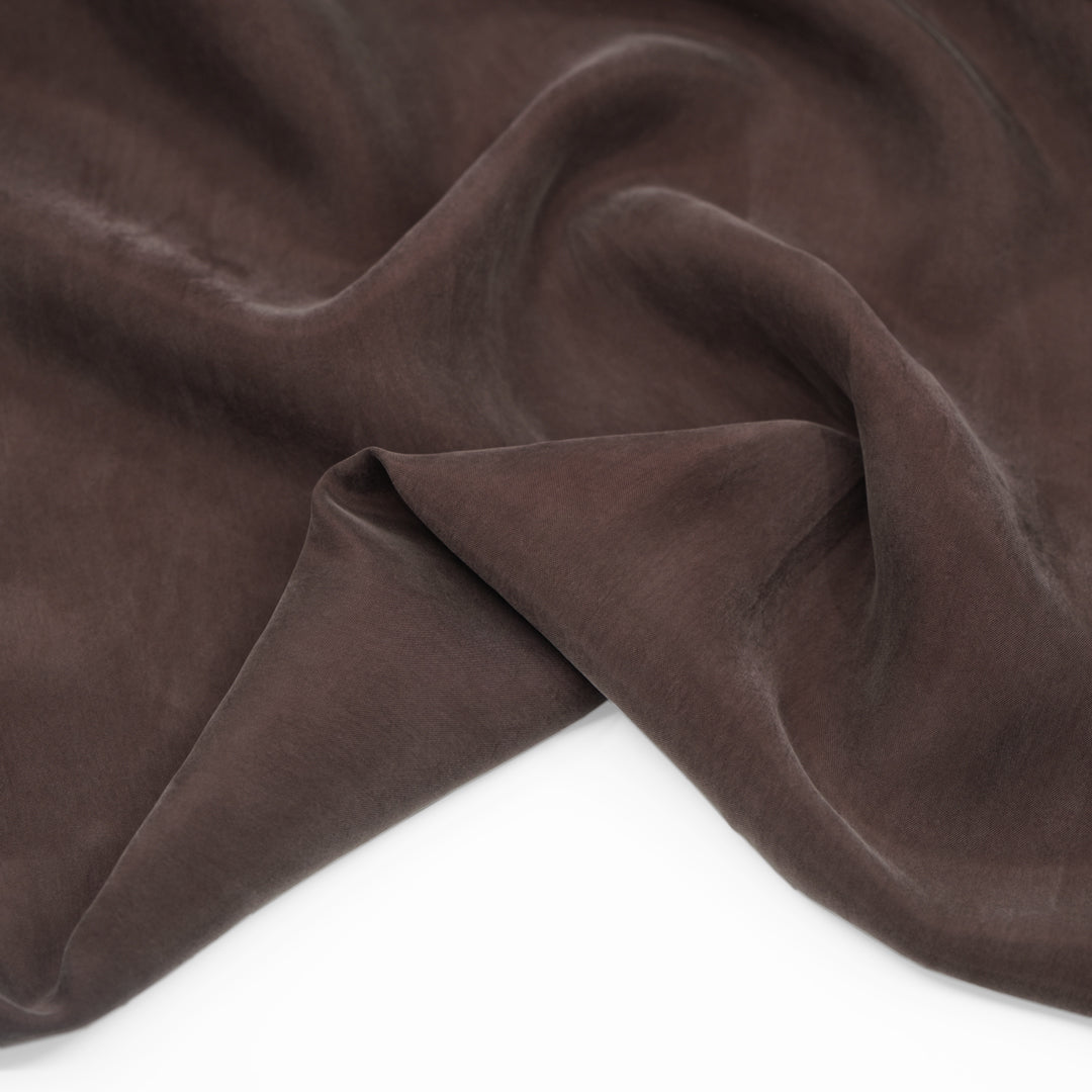 Sandwashed Cupro Blend - Ganache | Blackbird Fabrics
