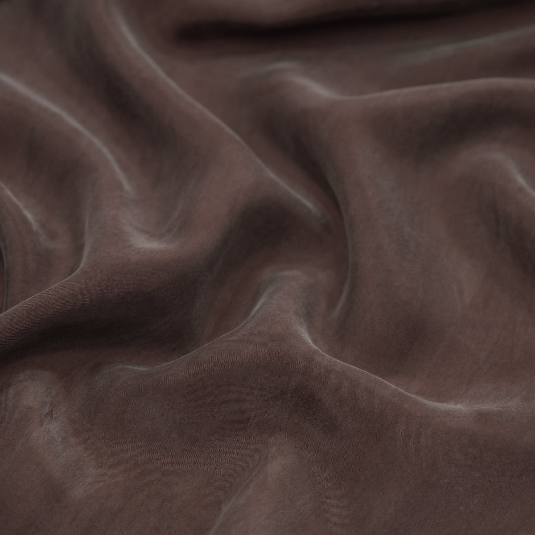 Sandwashed Cupro Blend - Ganache | Blackbird Fabrics
