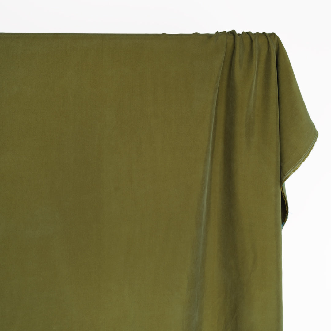 Sandwashed Cupro Blend - Caper | Blackbird Fabrics