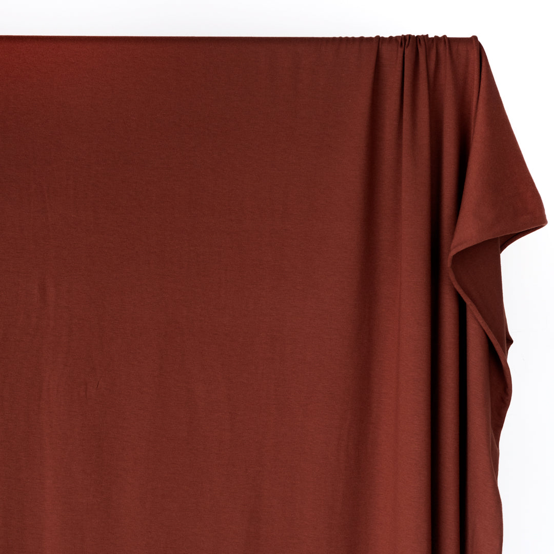 Cotton Modal Jersey Knit - Rum Raisin | Blackbird Fabrics