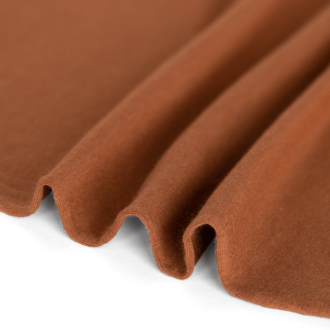 Cotton Modal Jersey Knit - Copper | Blackbird Fabrics
