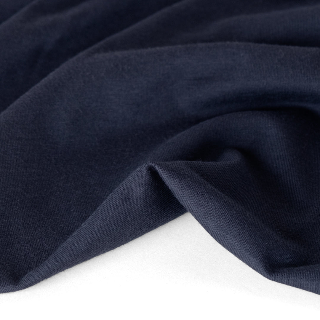 Cotton Modal Jersey Knit - Navy