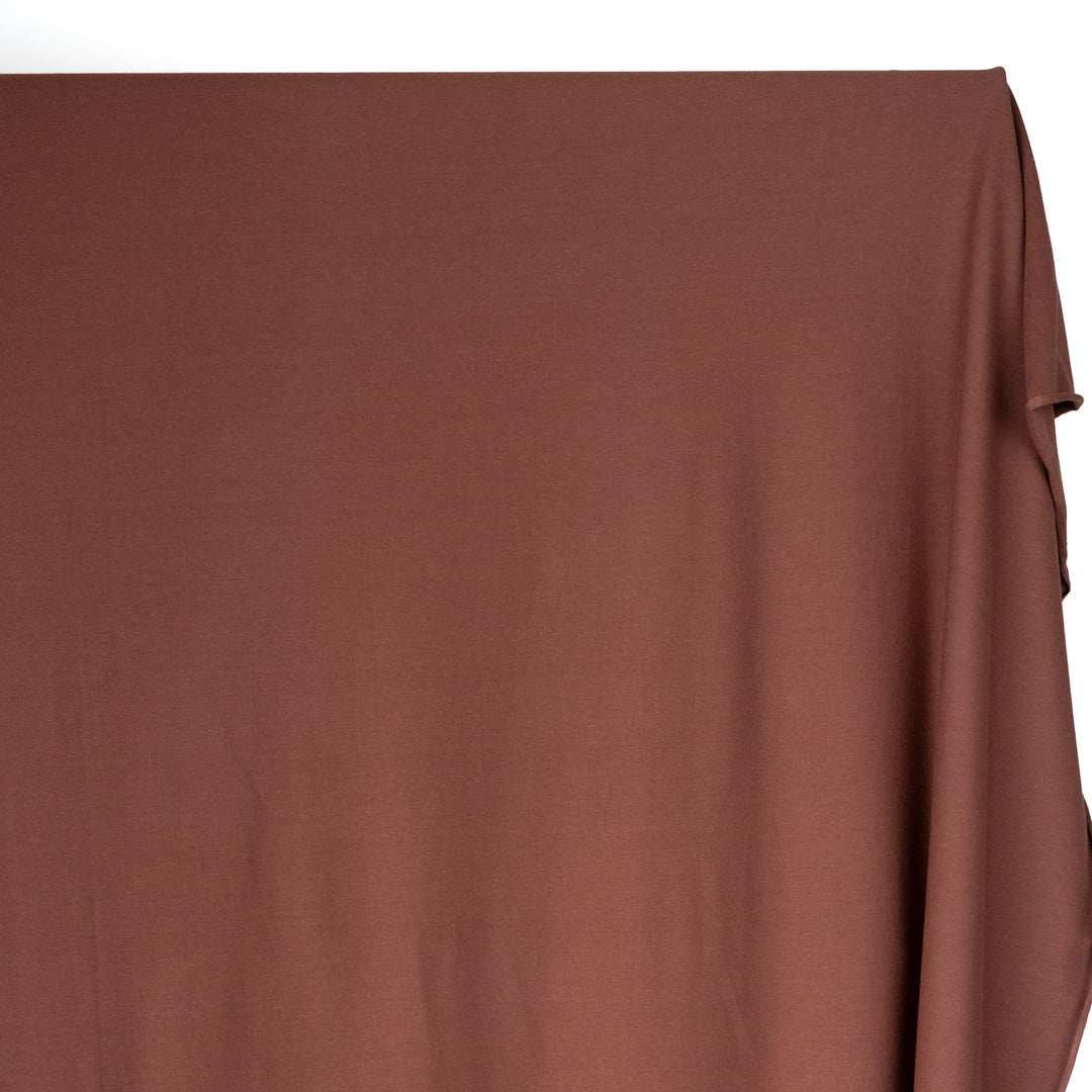 Cotton Modal Jersey Knit - Baked Clay | Blackbird Fabrics