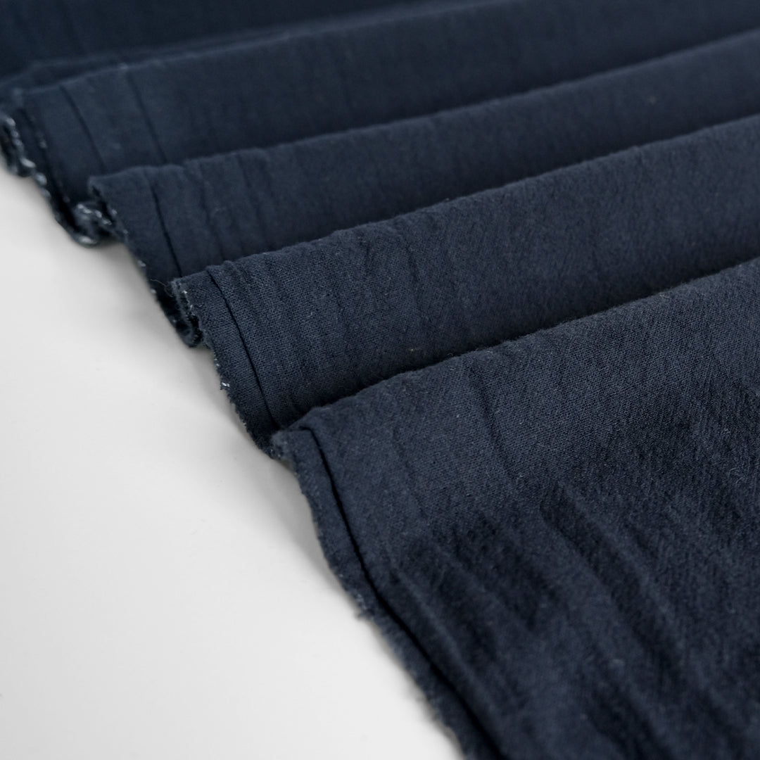 4.5oz Sandwashed Cotton - Navy