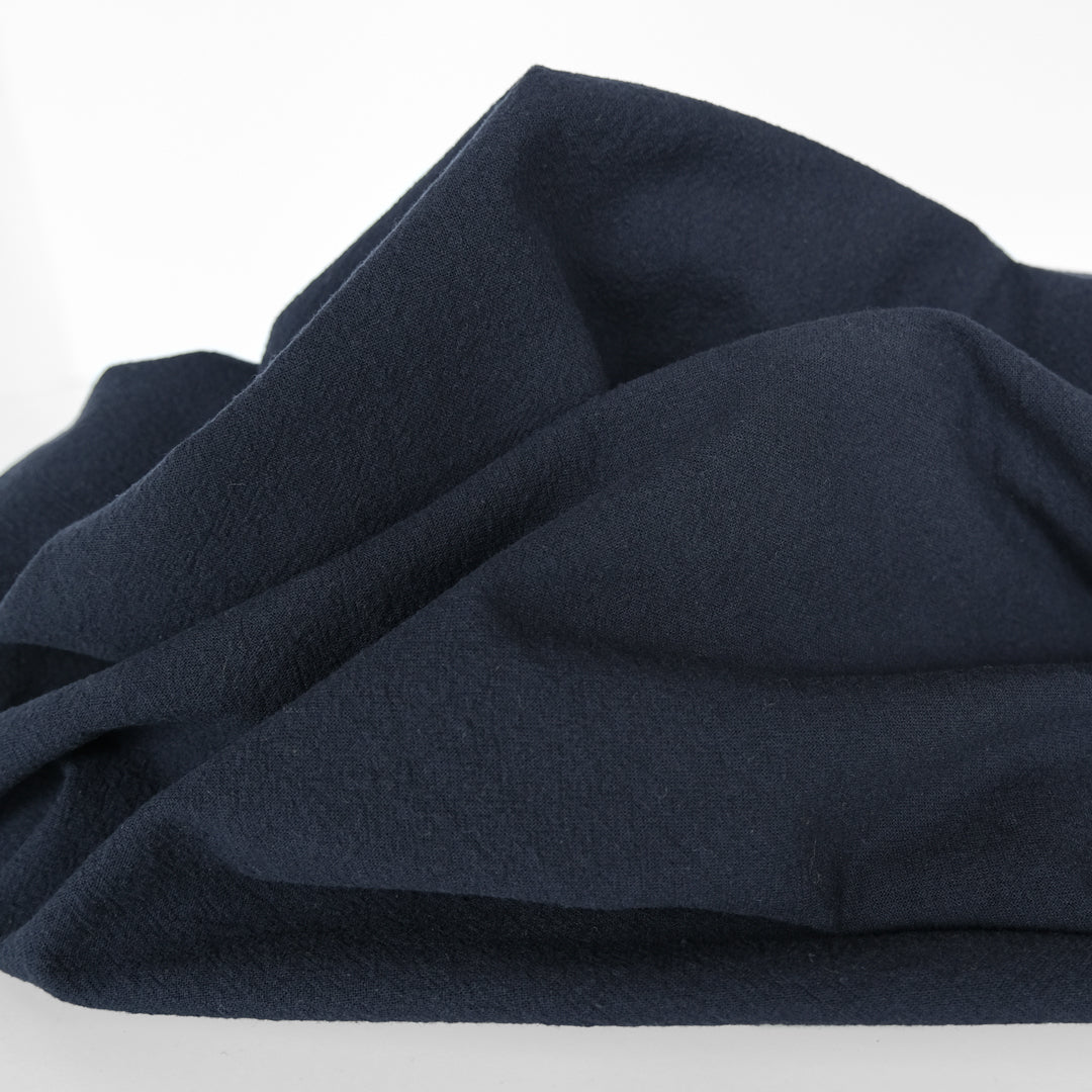 4.5oz Sandwashed Cotton - Navy