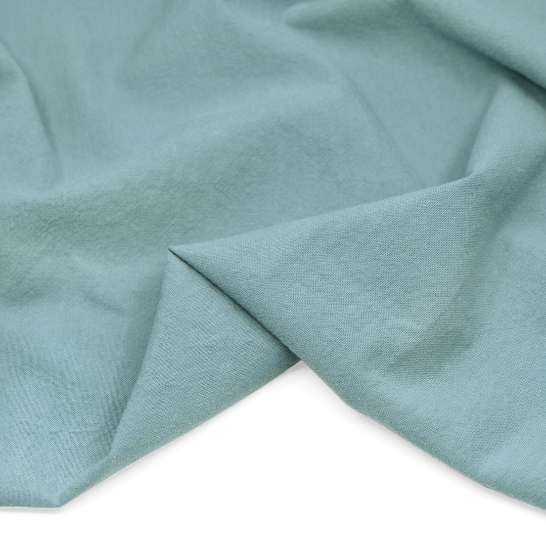 4.5oz Sandwashed Cotton - Ocean Mist | Blackbird Fabrics