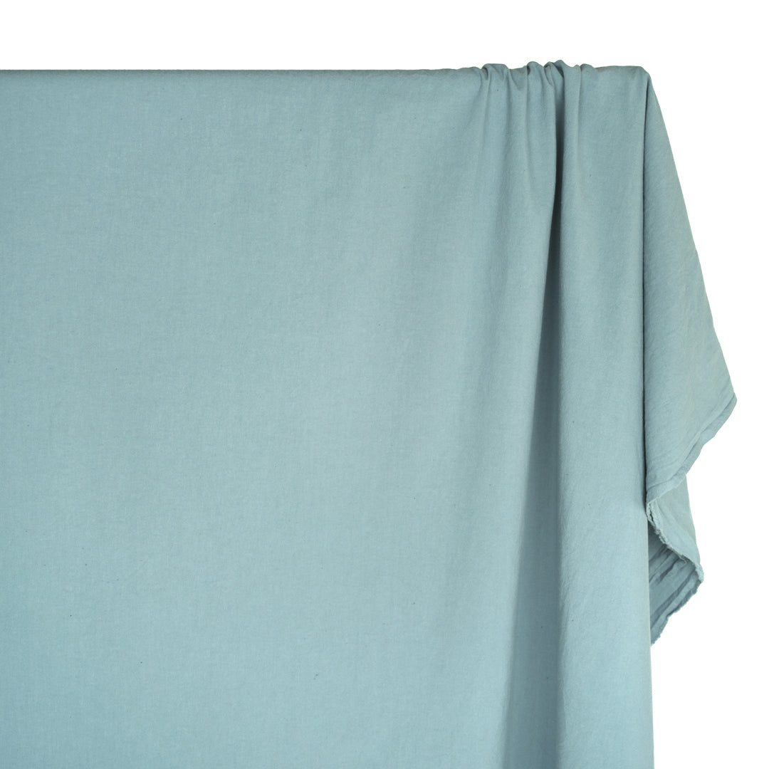 4.5oz Sandwashed Cotton - Ocean Mist | Blackbird Fabrics