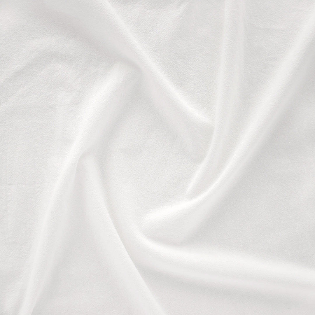 4.5oz Sandwashed Cotton - White