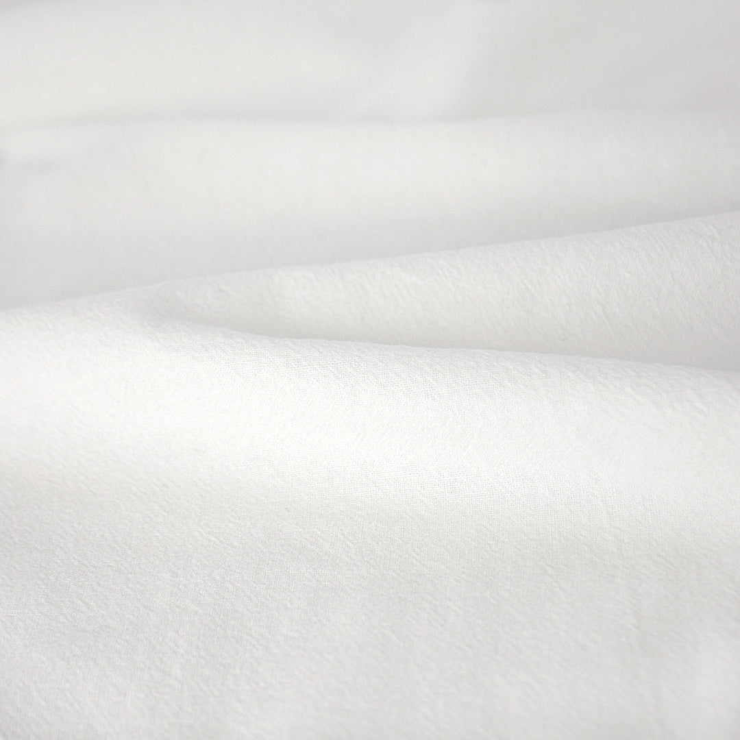 4.5oz Sandwashed Cotton - White