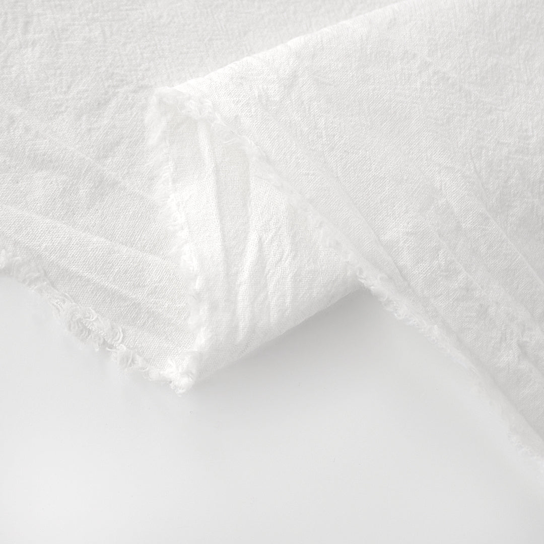 4.5oz Sandwashed Cotton - White