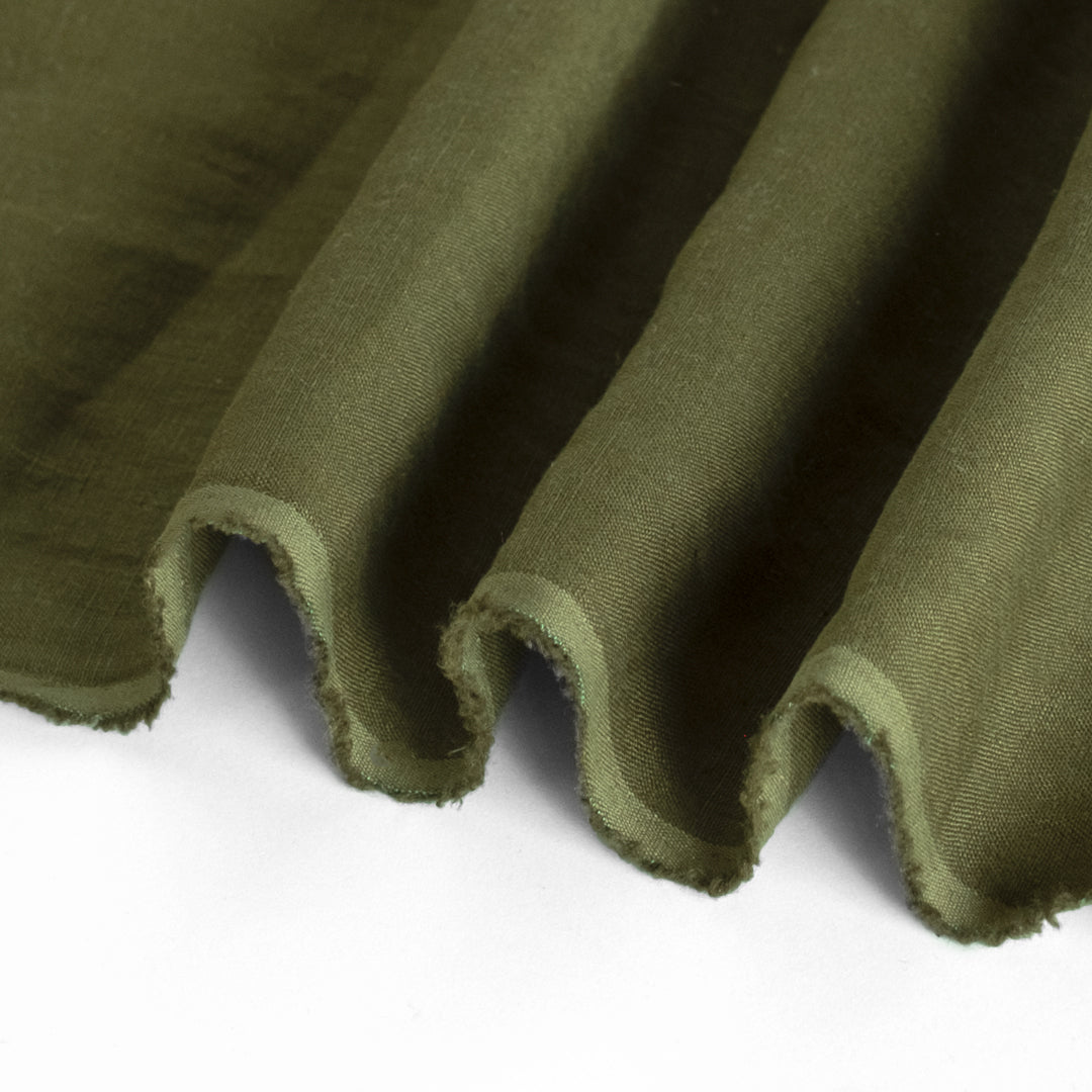 Everyday Linen - Kale | Blackbird Fabrics