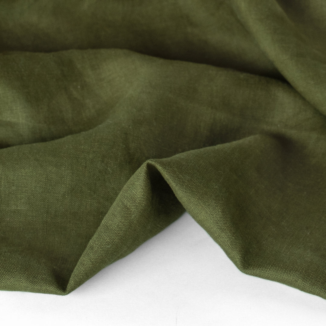 Everyday Linen - Kale | Blackbird Fabrics
