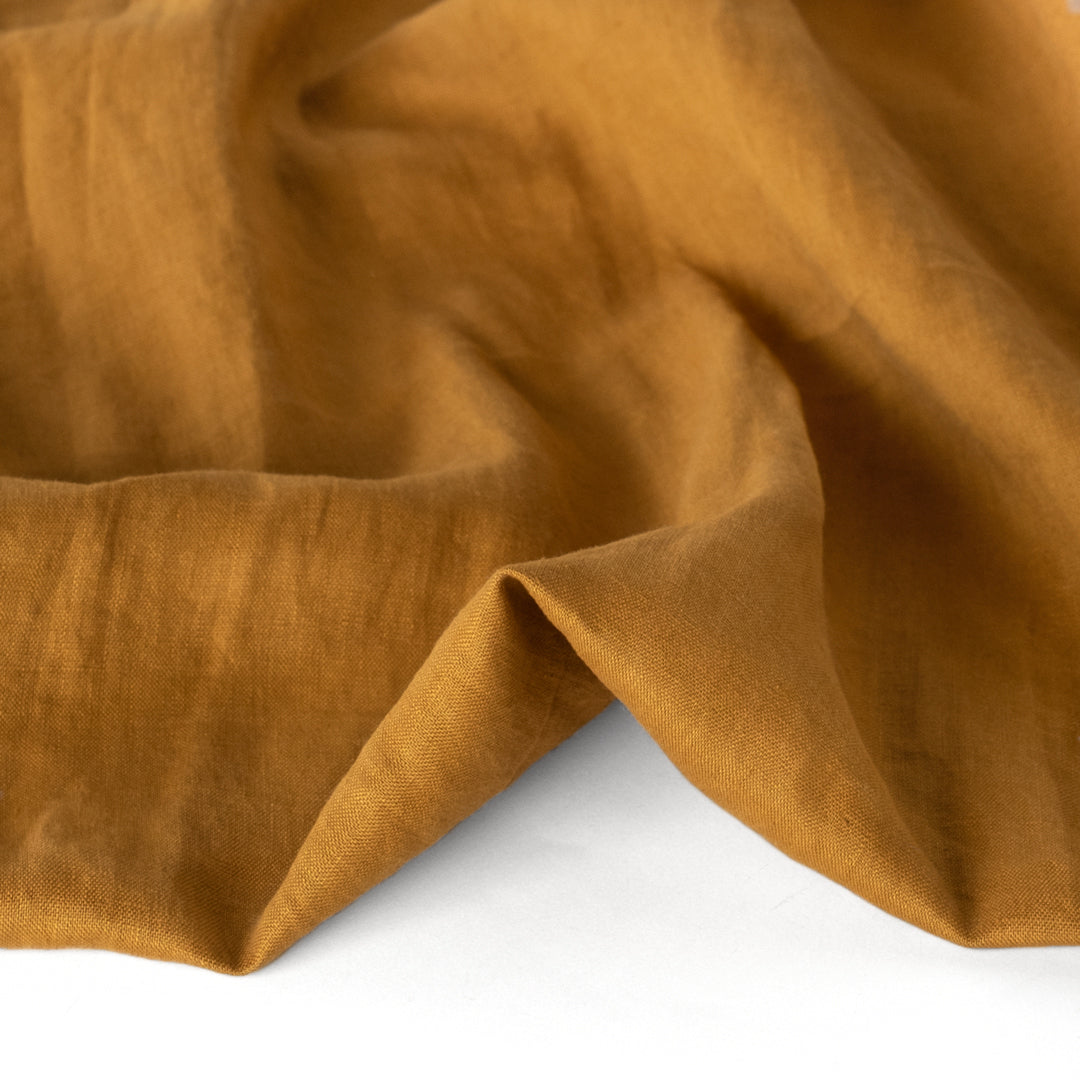 Everyday Linen - Ochre | Blackbird Fabrics
