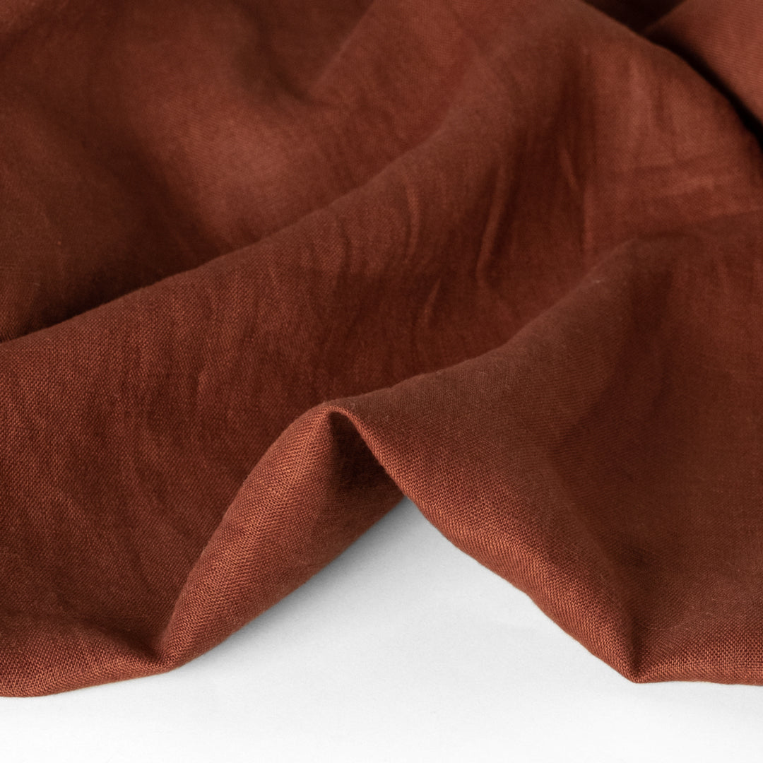 Everyday Linen - Brick | Blackbird Fabrics
