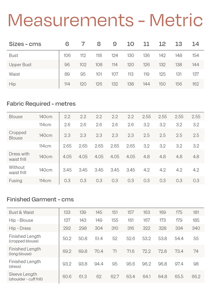 Ashling Curve Blouse & Dress - Papercut Patterns