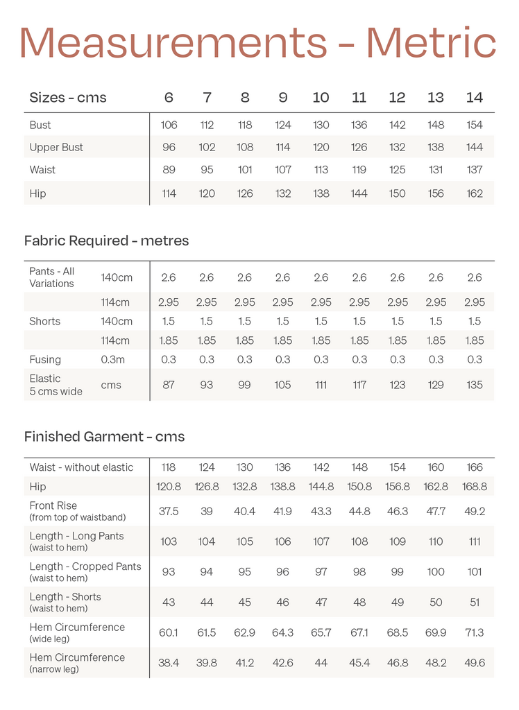 Tula Curve Pants - Papercut Patterns