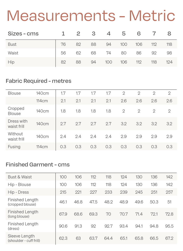 Ashling Blouse & Dress - Papercut Patterns