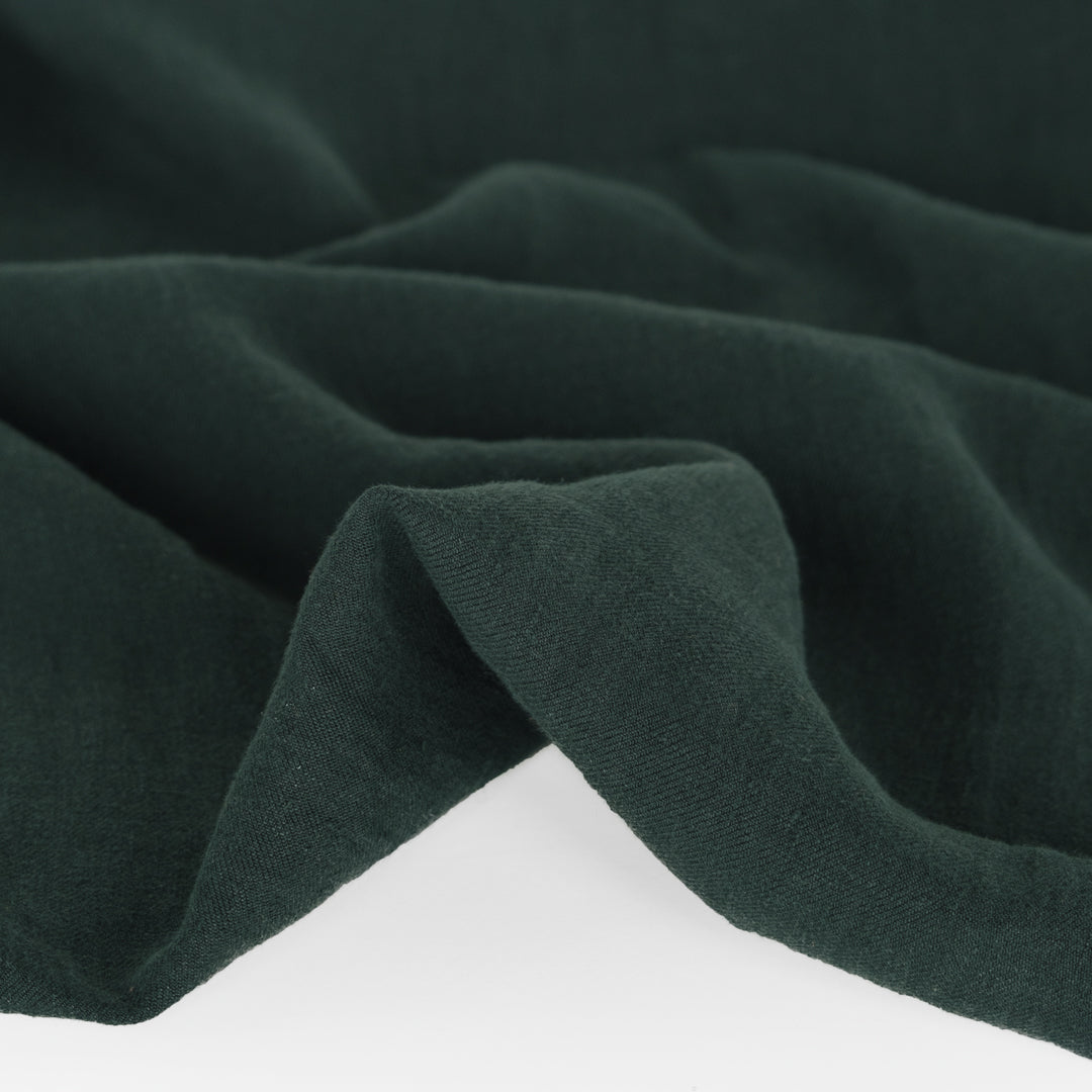 6.5oz Laundered Linen Twill - Midnight Spruce
