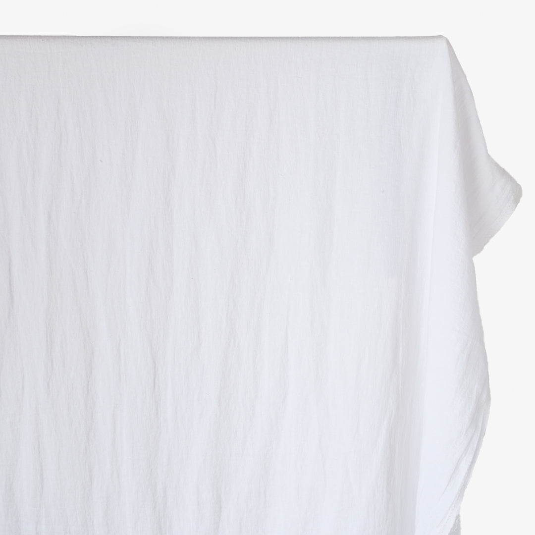 6.5oz Laundered Linen Twill - White