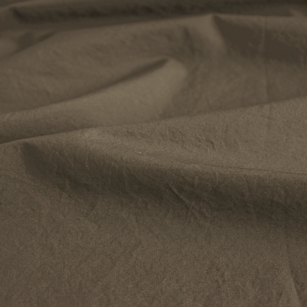 Washed Cotton Poplin - Olive | Blackbird Fabrics