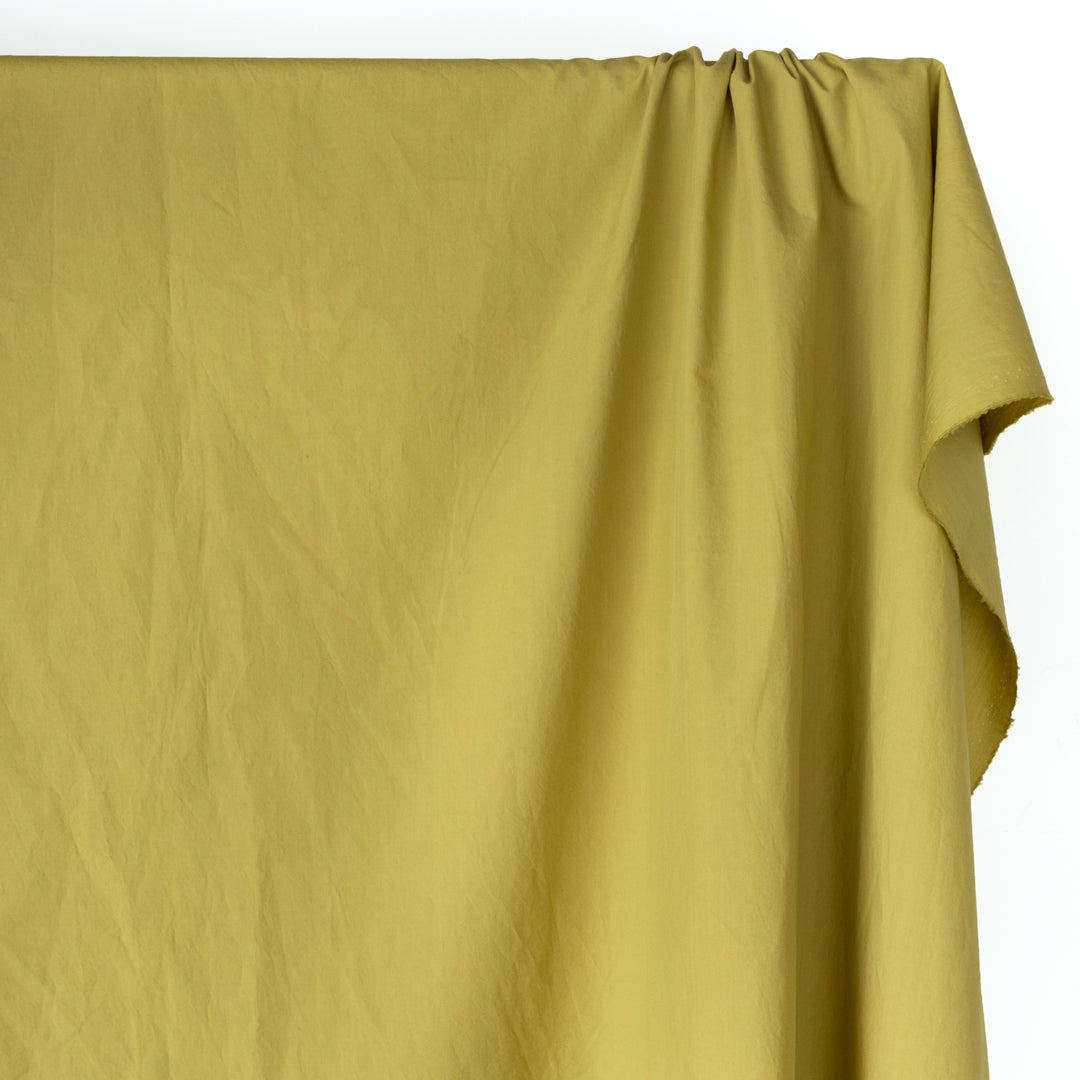 Washed Cotton Poplin - Flax | Blackbird Fabrics