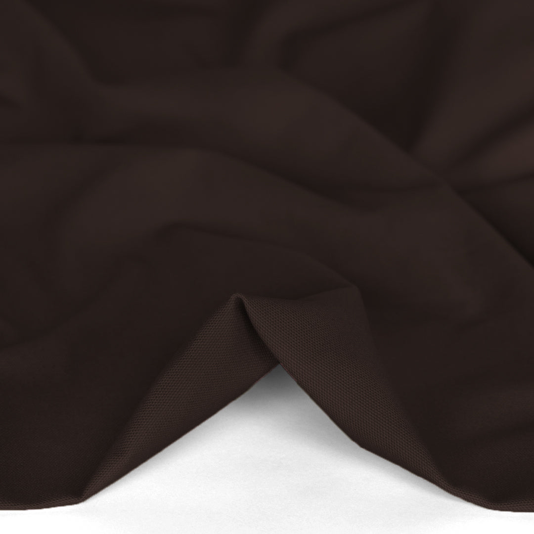10oz Organic Cotton Duck Canvas - Dark Chocolate | Blackbird Fabrics