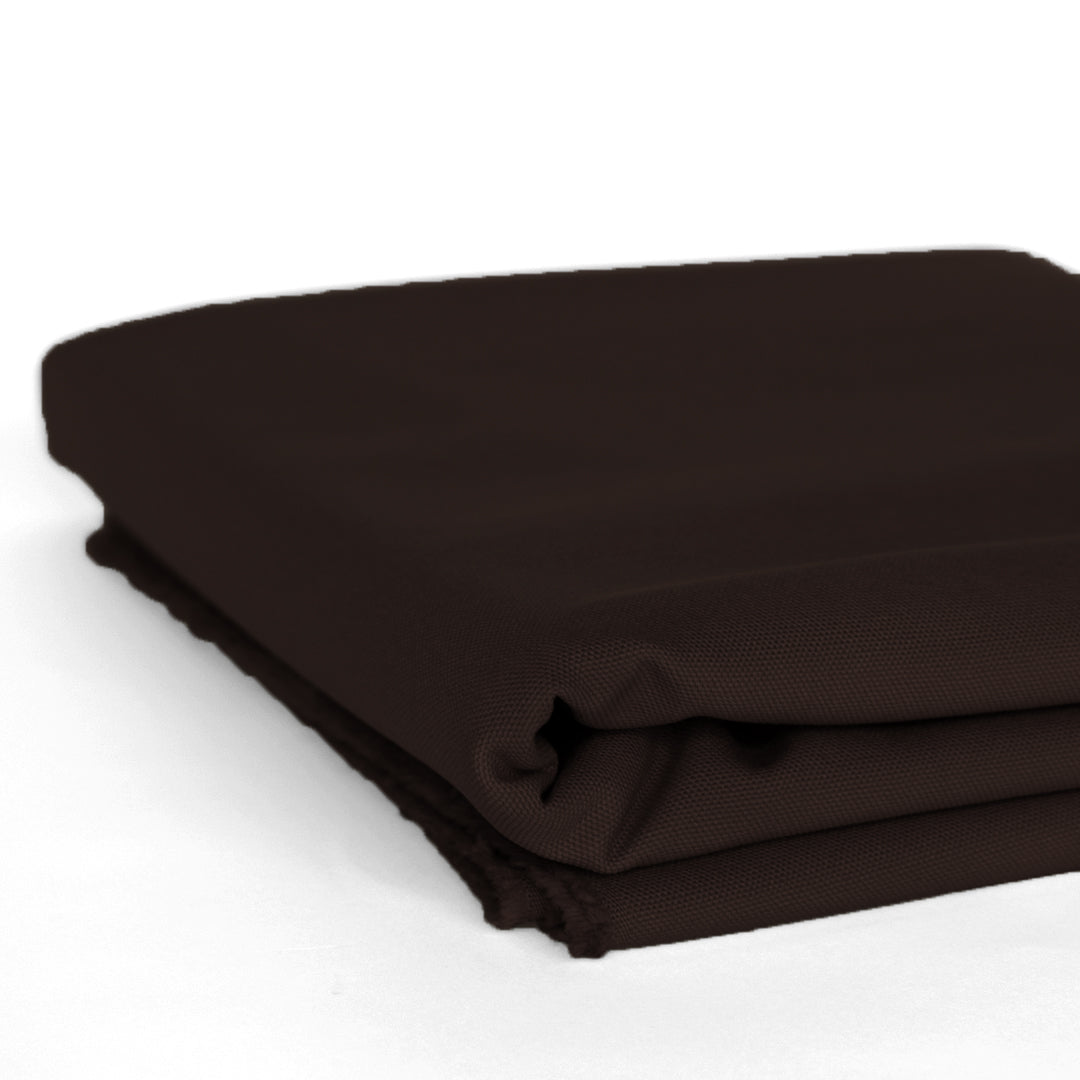 10oz Organic Cotton Duck Canvas - Dark Chocolate | Blackbird Fabrics