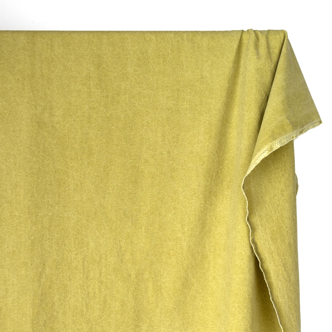 Sandwashed Cotton Canvas - Pickle | Blackbird Fabrics