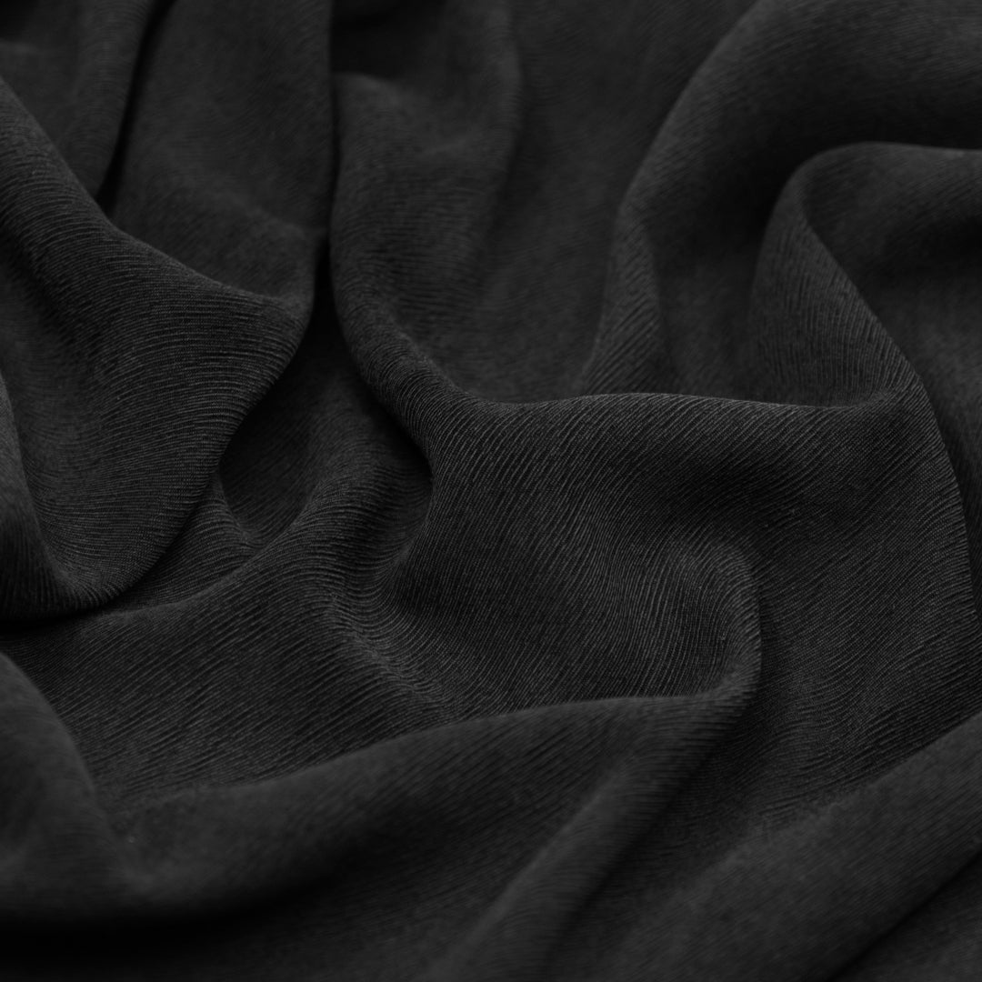 Ethereal TENCEL™ Lyocell Blend - Black | Blackbird Fabrics