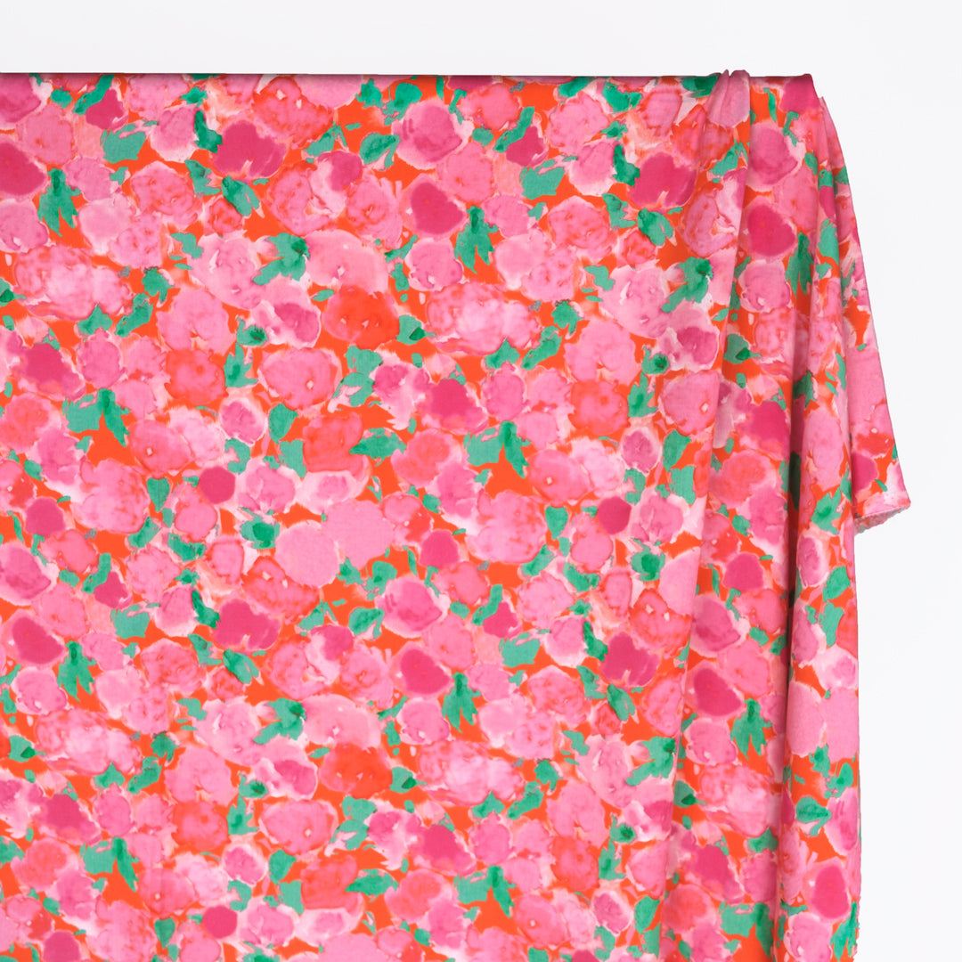 Rosewater TENCEL™ Lyocell Twill - Firecracker/Pink