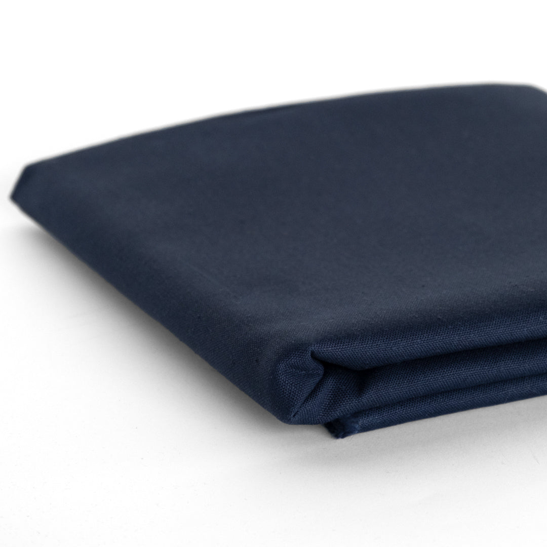 8oz Hemp & Organic Cotton Canvas - Navy | Blackbird Fabrics