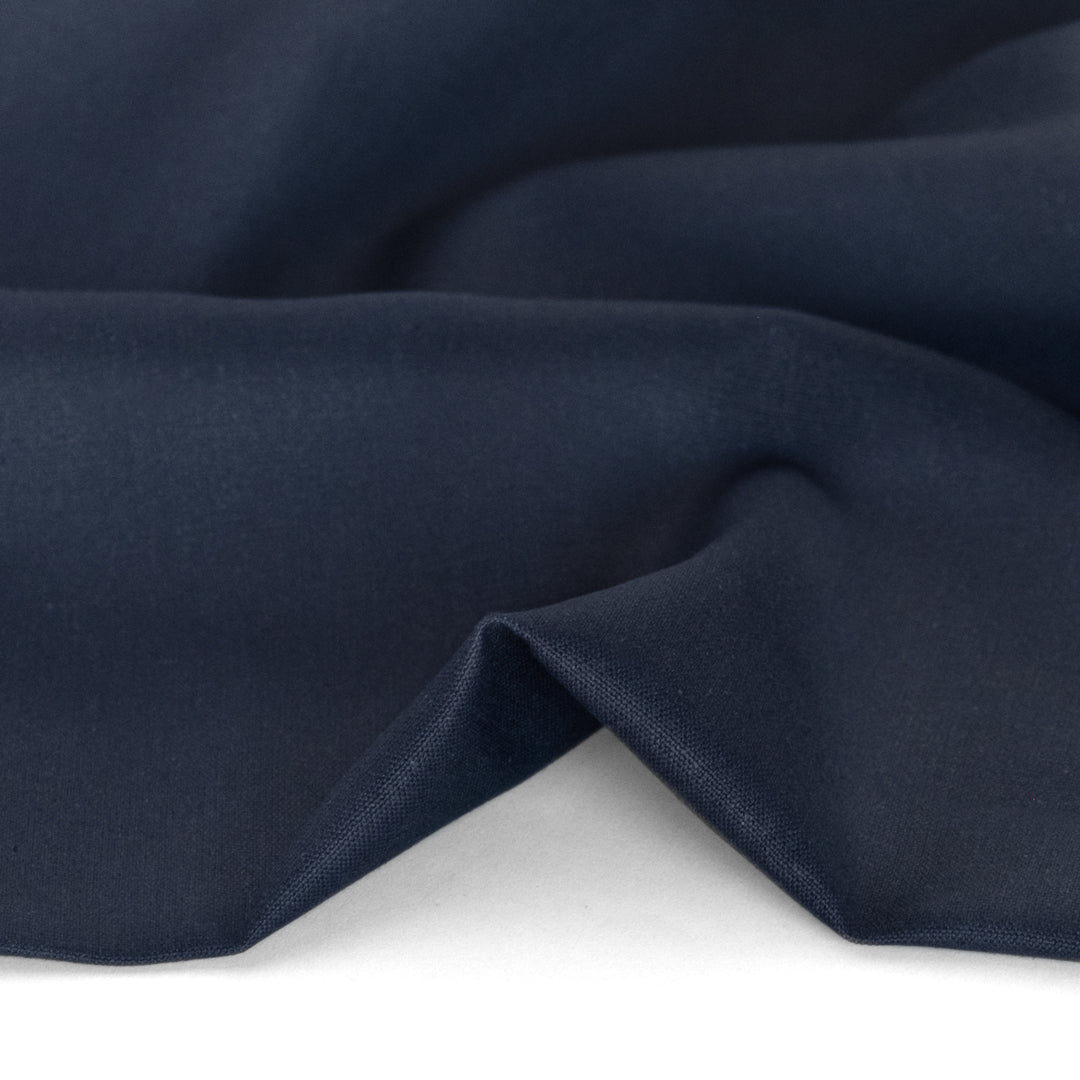 8oz Hemp & Organic Cotton Canvas - Navy | Blackbird Fabrics