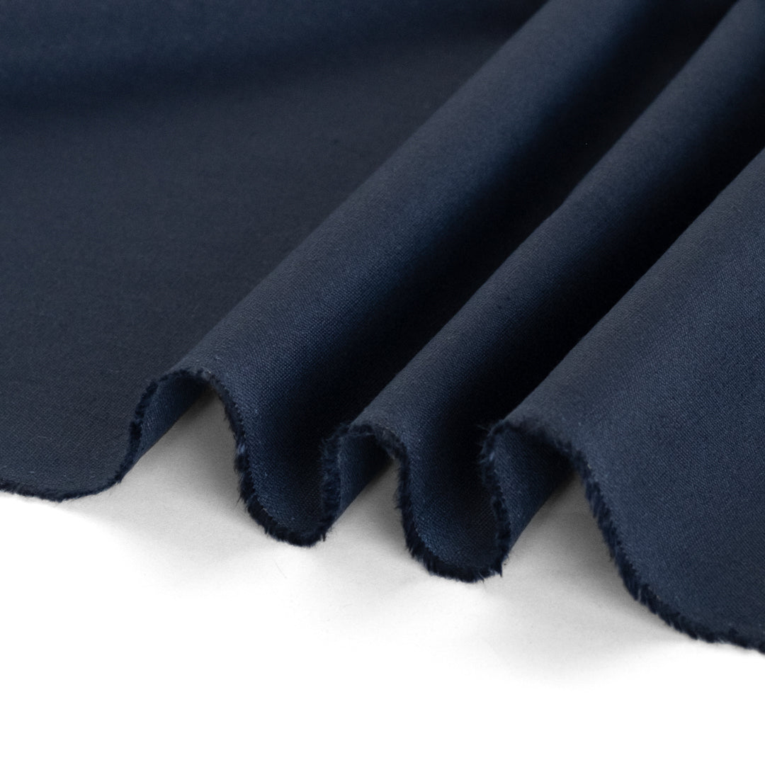 8oz Hemp & Organic Cotton Canvas - Navy | Blackbird Fabrics
