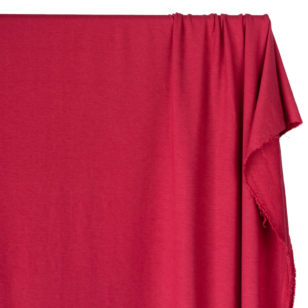 Day Off French Terry - Raspberry | Blackbird Fabrics