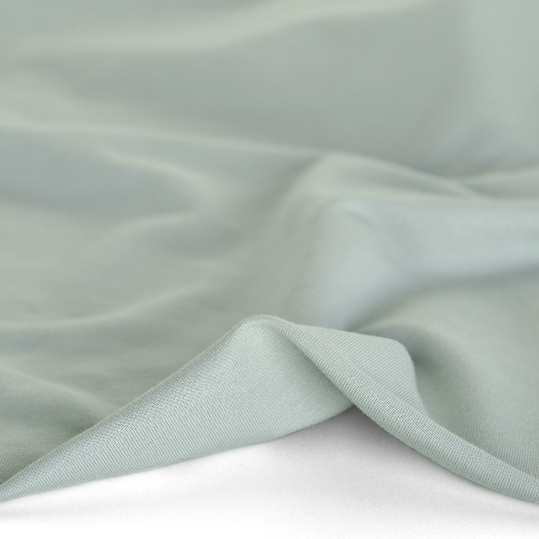 Day Off French Terry - Pistachio | Blackbird Fabrics