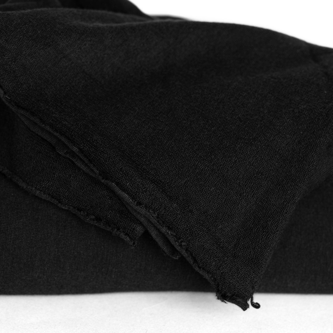 Day Off French Terry - Black | Blackbird Fabrics