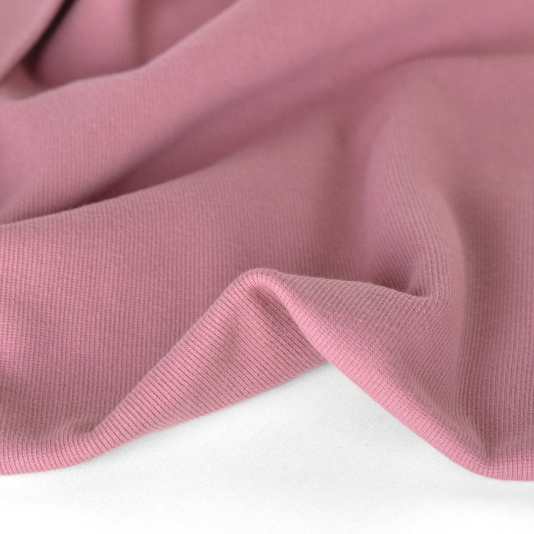 Organic Cotton 2x2 Ribbing - Wild Rose