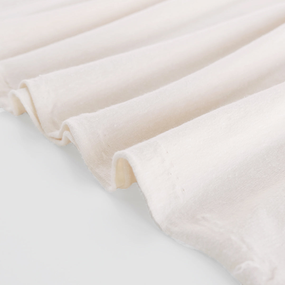 Hemp & Organic Cotton Jersey - Bisque | Blackbird Fabrics