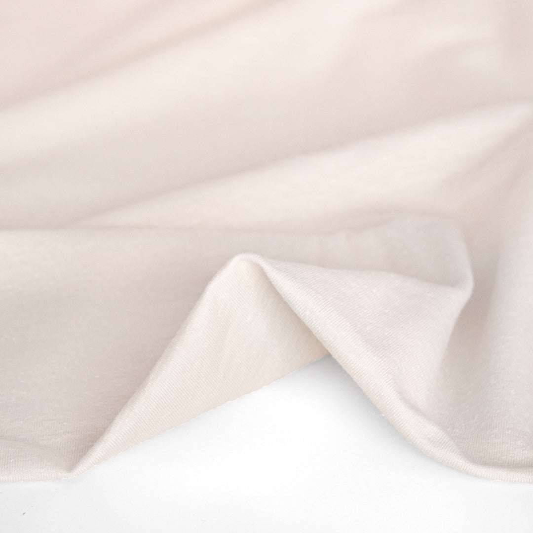Hemp & Organic Cotton Jersey - Bisque | Blackbird Fabrics