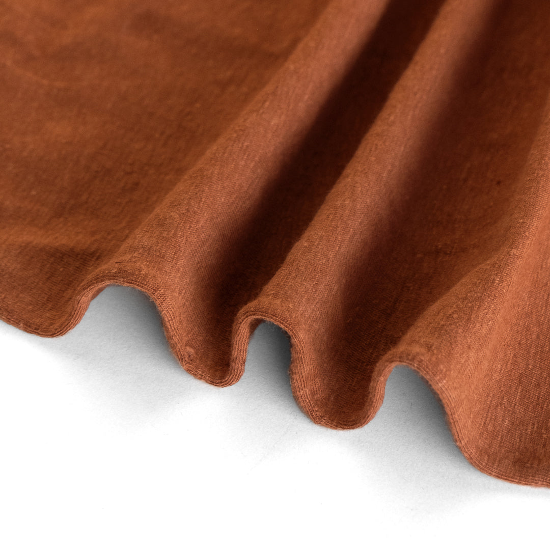 Hemp & Organic Cotton Jersey - Teak | Blackbird Fabrics