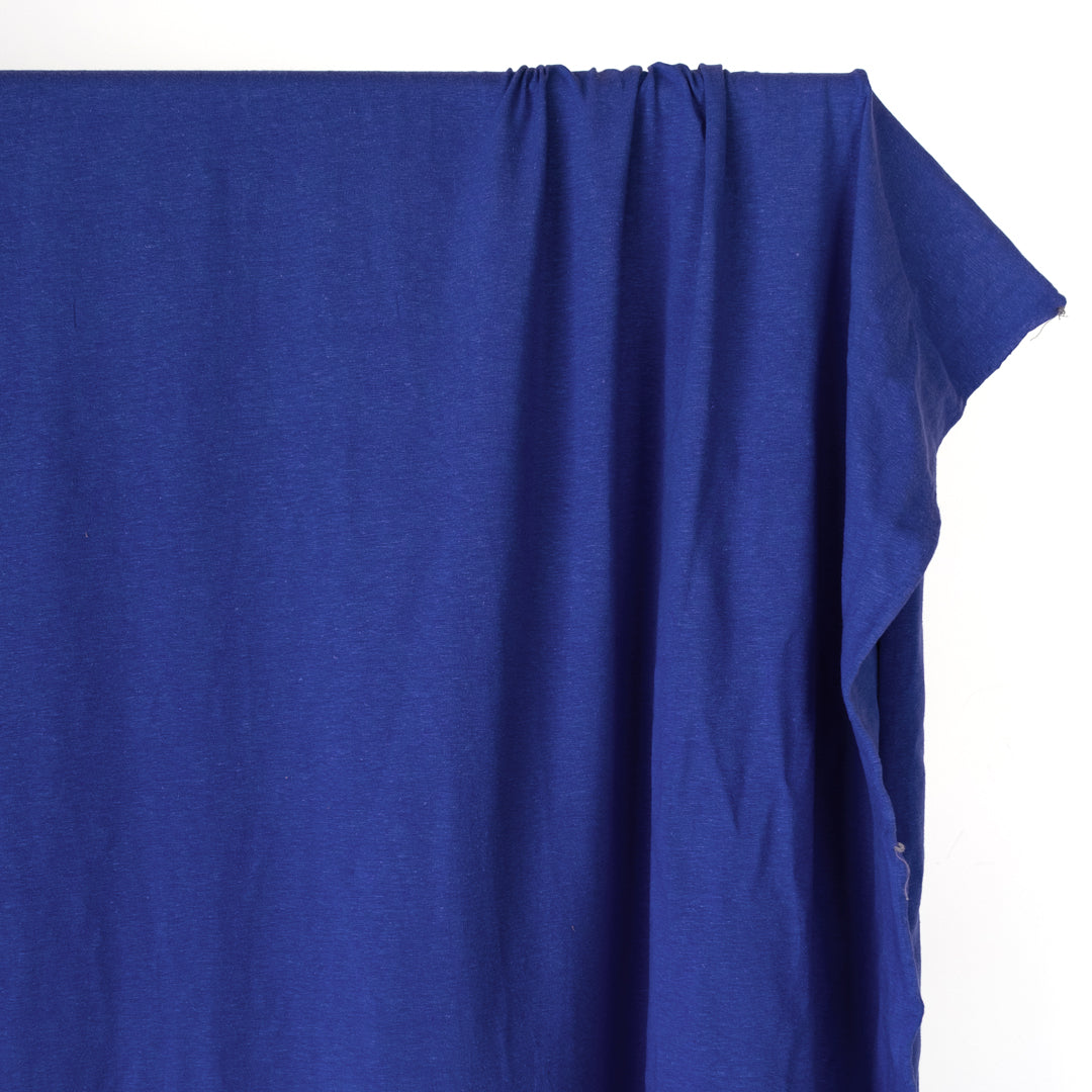 Hemp & Organic Cotton Jersey - Royal Blue | Blackbird Fabrics