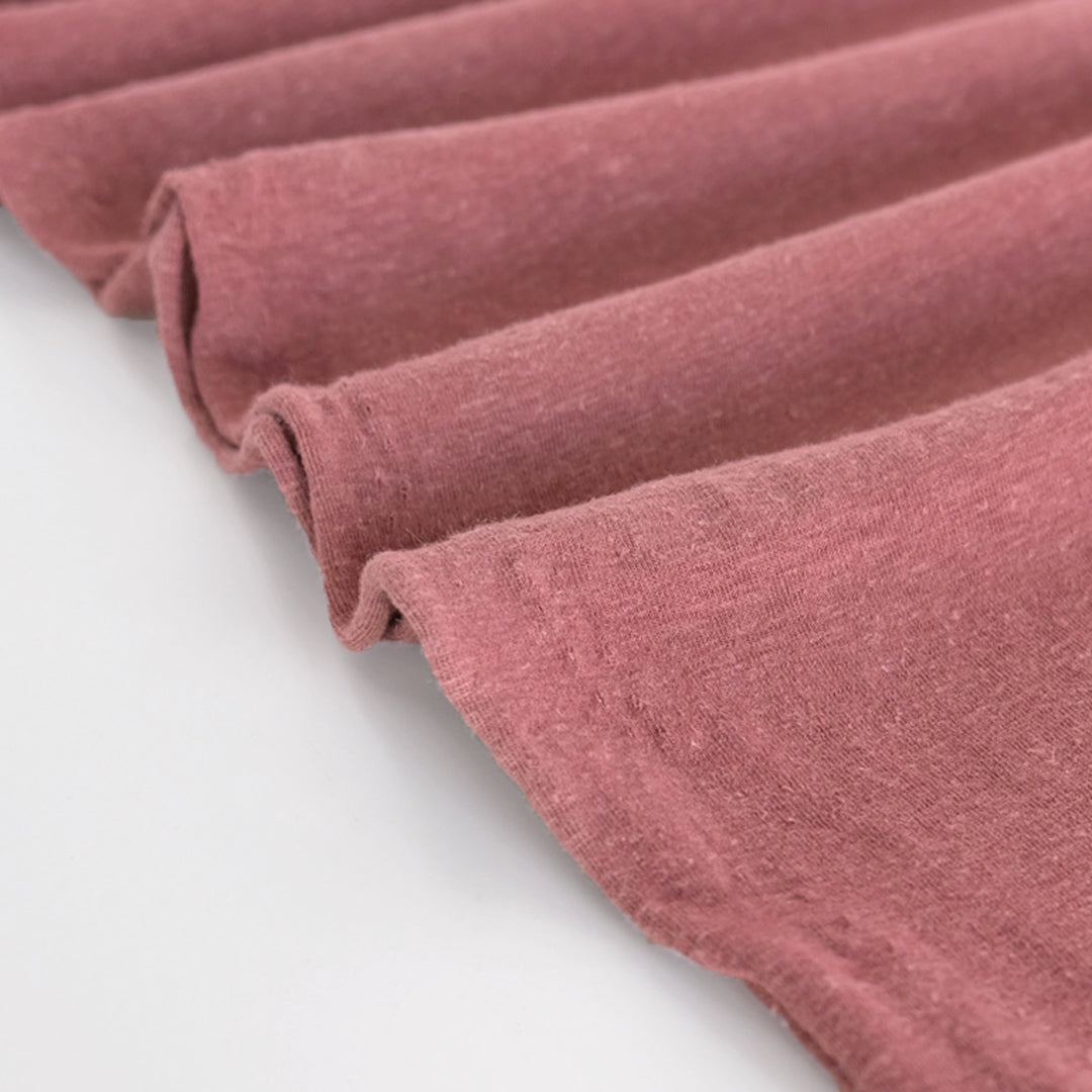 Hemp & Organic Cotton Jersey - Dusty Rose