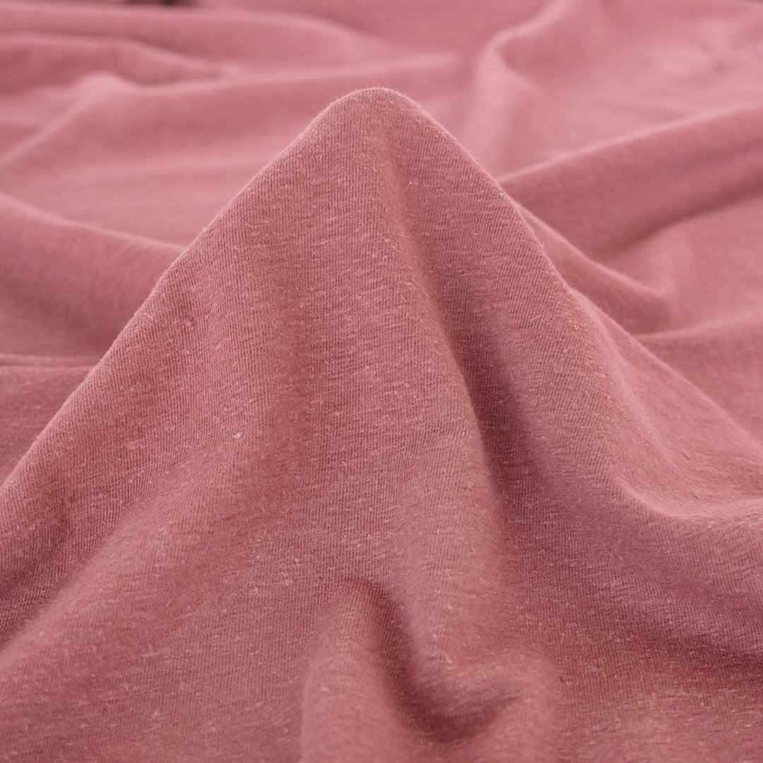 Hemp & Organic Cotton Jersey - Dusty Rose
