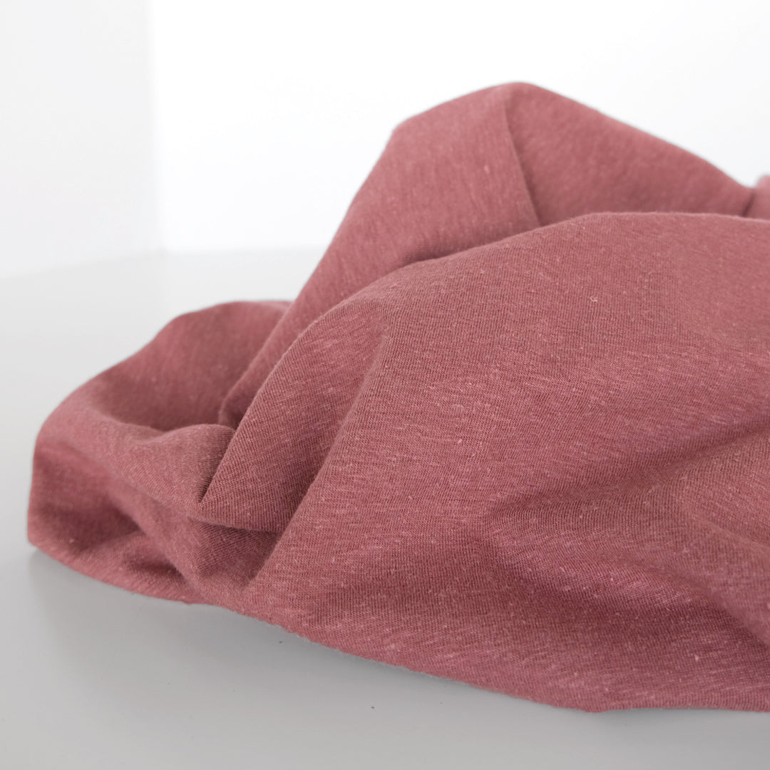 Hemp & Organic Cotton Jersey - Dusty Rose