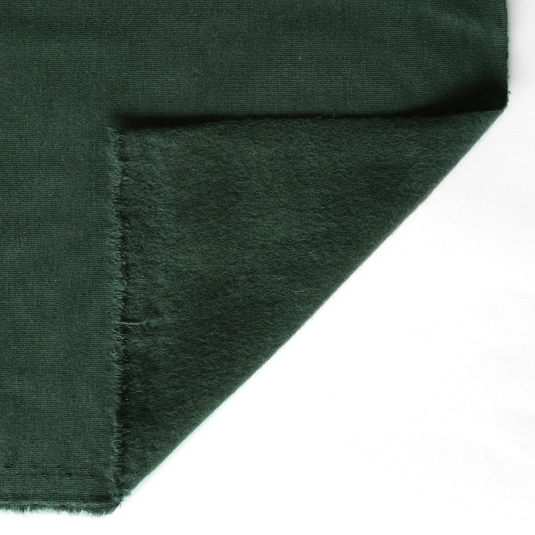 Bamboo & Cotton Stretch Fleece - Pine