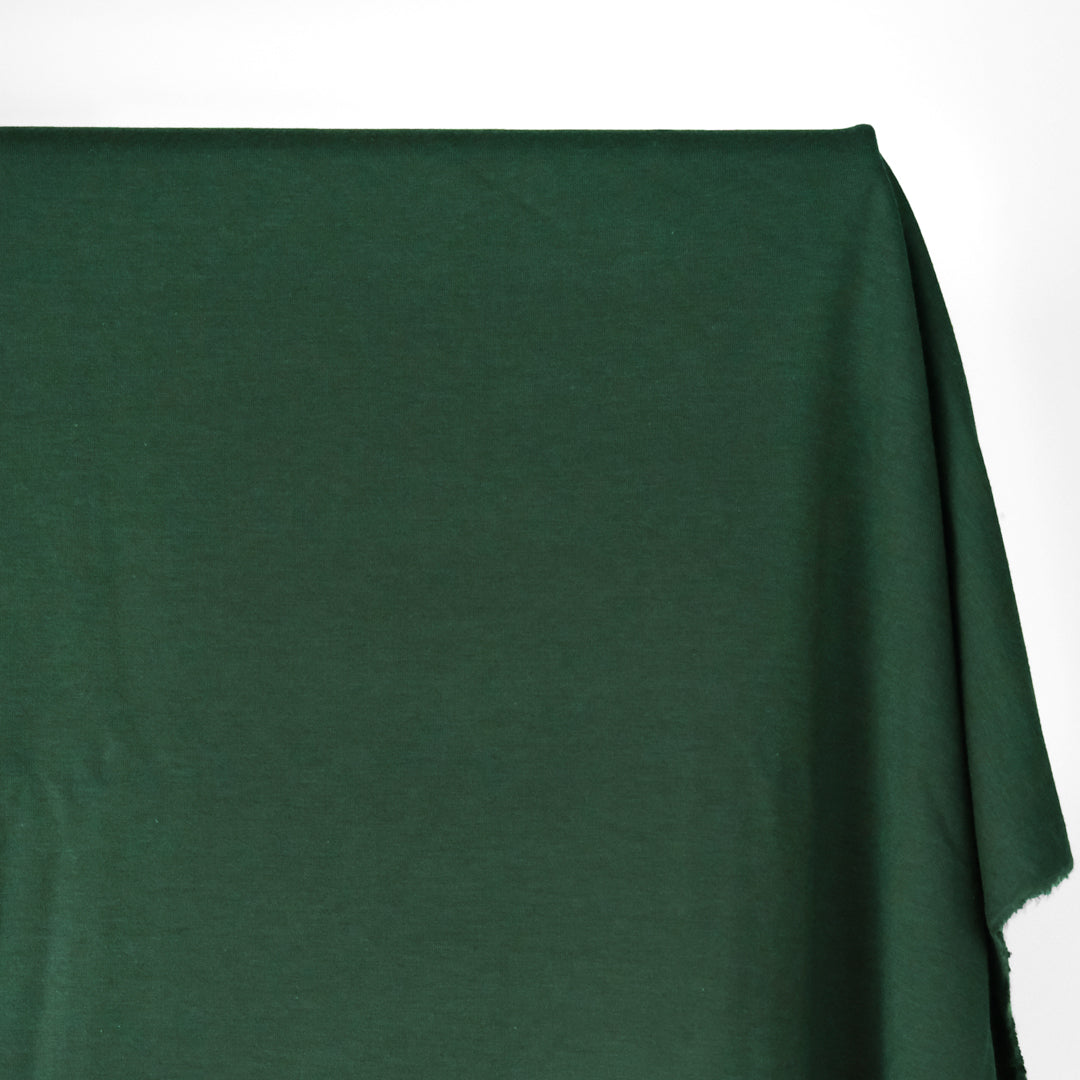 Bamboo & Cotton Stretch Fleece - Pine